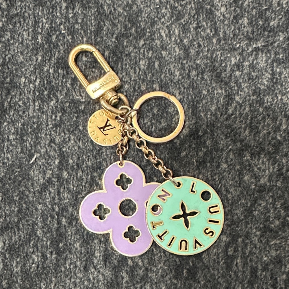 Louis Vuitton M66006 Porto Cré Looping Bag Charm Keyring Multicolor